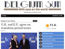 Tablet Screenshot of belgiumsun.com